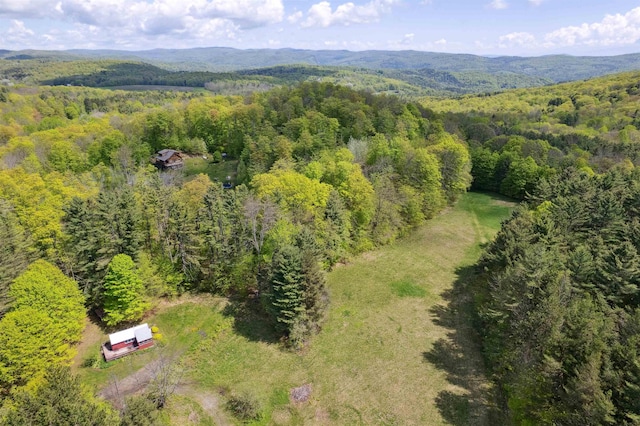 1176 Cross Rd, Strafford, VT 05070 - aerial view of a forest and a mountainous background