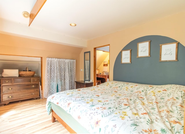 174 Andrews Rd, Holland, VT 05830 - bedroom featuring light wood-type flooring and recessed lighting