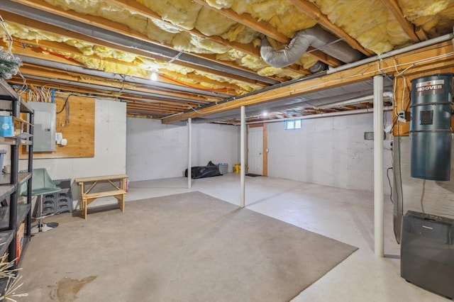 2 Cortland Rd, Milford, NH 03055 - below grade area featuring electric panel and a central vacuum unit