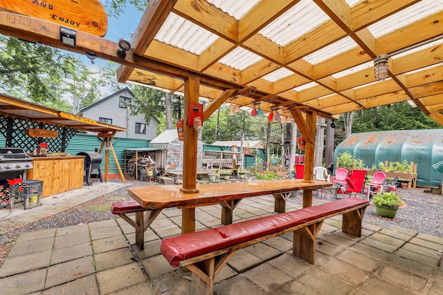 18 Mayflower Ln, Moultonborough, NH 03254 - view of patio featuring a grill