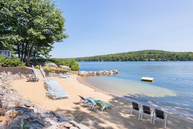 21 Hawk Ridge Rd, Meredith, NH 03253 - water view featuring a forest