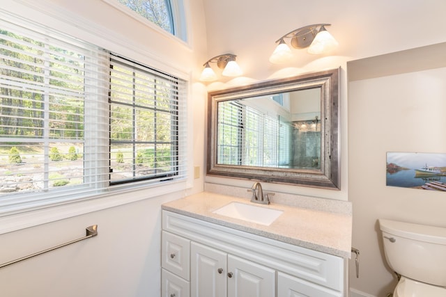 21 Hawk Ridge Rd, Meredith, NH 03253 - bathroom featuring vanity and toilet