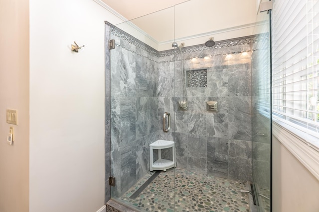 21 Hawk Ridge Rd, Meredith, NH 03253 - bathroom featuring a stall shower
