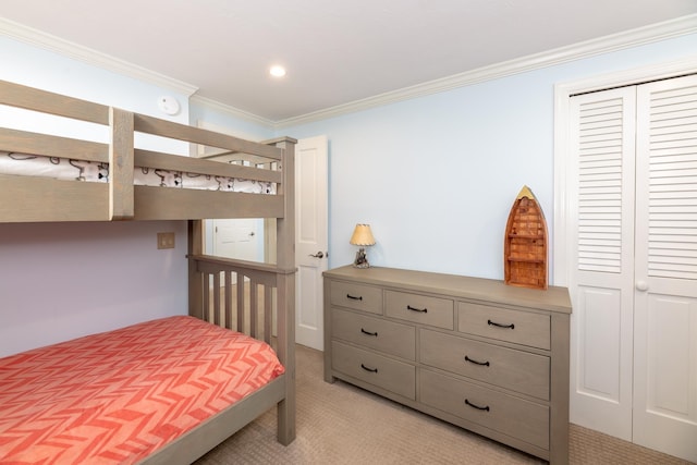21 Hawk Ridge Rd, Meredith, NH 03253 - bedroom with ornamental molding and light colored carpet