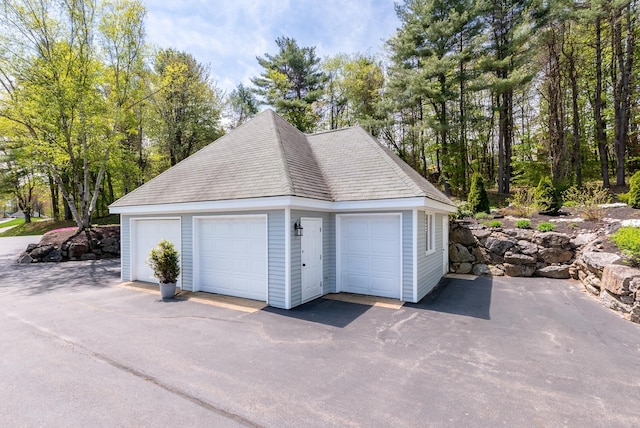 21 Hawk Ridge Rd, Meredith, NH 03253 - view of detached garage