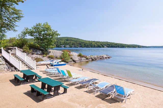 21 Hawk Ridge Rd, Meredith, NH 03253 - water view with a forest