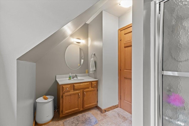 100 Maplewood Ave, Milton, VT 05468 - full bathroom featuring vanity and a stall shower
