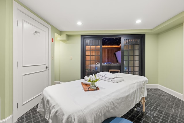 34 Orchard Hill Rd, Greenland, NH 03840 - bedroom featuring baseboards and recessed lighting