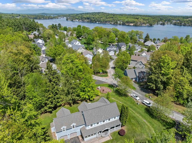 12 Drew Ln, Laconia, NH 03246 - aerial view of a large body of water and a forest