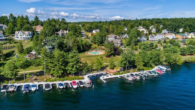 12 Drew Ln, Laconia, NH 03246 - aerial view of a large body of water