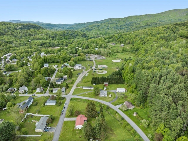 37 Dickinson Dr, Northfield, VT 05664 - view of property location with a heavily wooded area and a mountainous background
