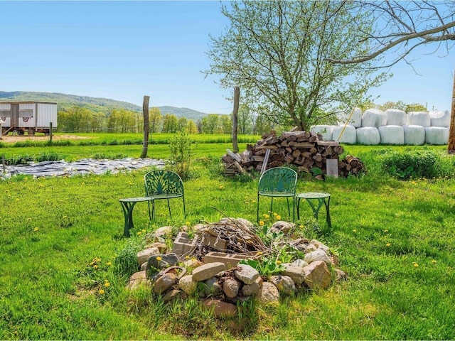 183 Morrie Rd, Washington, VT 05675 - view of yard featuring a mountain view