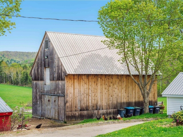 183 Morrie Rd, Washington, VT 05675 - view of barn featuring a lawn