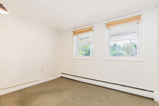 18 Riverdale Ave, Dover, NH 03820 - carpeted empty room with a baseboard heating unit