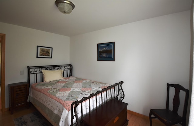3900 Jersey St, Panton, VT 05491 - bedroom with wood finished floors and baseboards