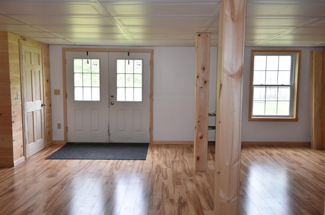 3900 Jersey St, Panton, VT 05491 - entryway with baseboards and wood finished floors