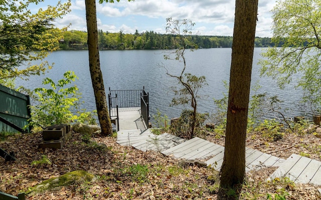 319 W Lake Rd, Fitzwilliam, NH 03447 - dock featuring a water view