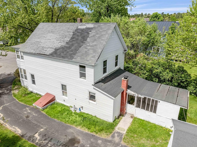 25 Eames St, Northumberland, NH 03582 - aerial view of property and surrounding area with a tree filled landscape