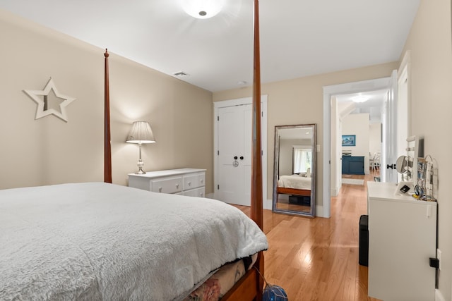 8 Wisteria Ln, Eliot, ME 03903 - bedroom featuring light wood-type flooring and a closet