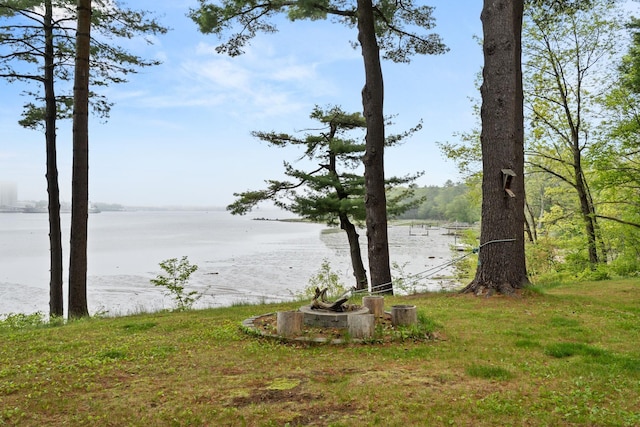 8 Wisteria Ln, Eliot, ME 03903 - view of yard with a water view