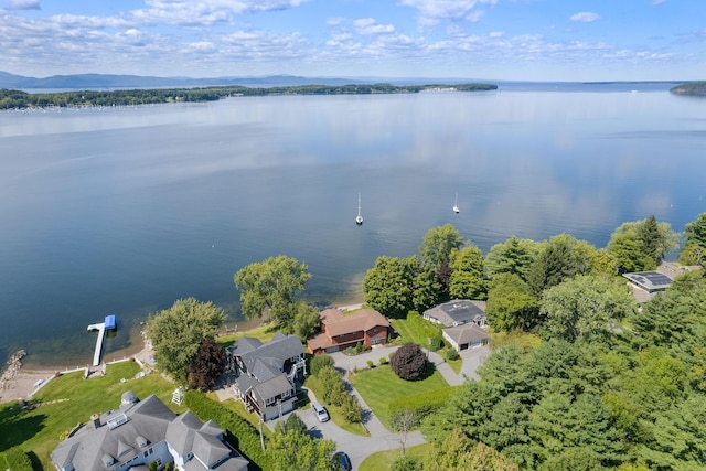 430 Clearwater Rd, Shelburne, VT 05482 - aerial perspective of suburban area featuring a large body of water