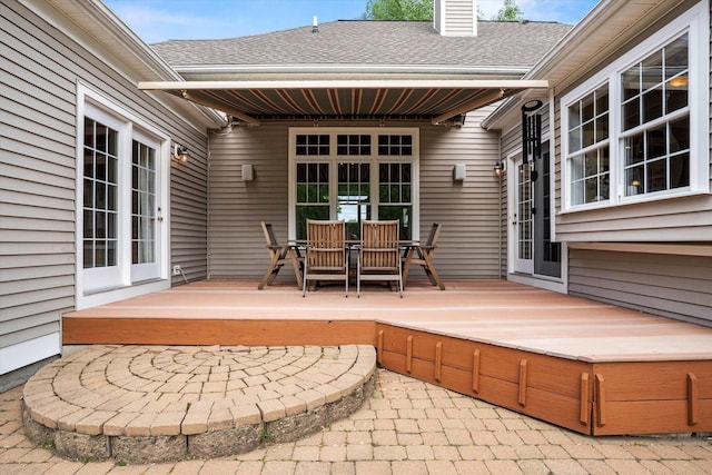 5 Smithfield Ln, Bedford, NH 03110 - deck with a patio and outdoor dining space