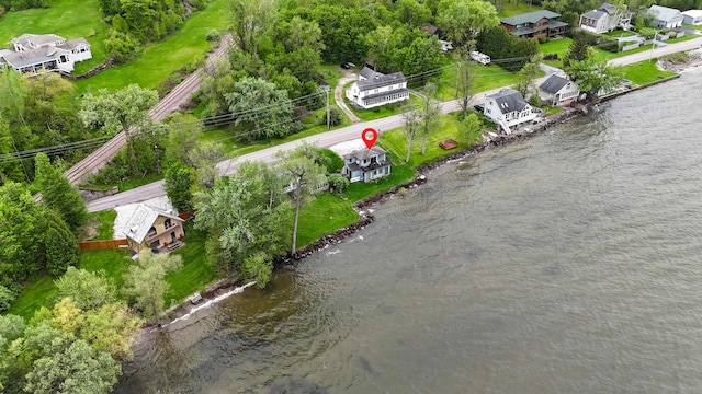 638 Bay Rd, Shelburne, VT 05482 - aerial view of residential area featuring a large body of water