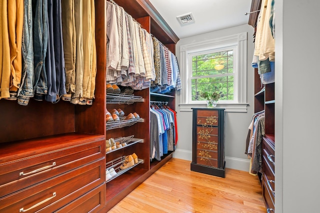 52 Hardy Rd, Bedford, NH 03110 - walk in closet featuring light wood-type flooring