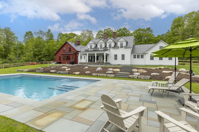 1640 Three Maple Dr, Manchester, VT 05255 - view of swimming pool featuring a patio