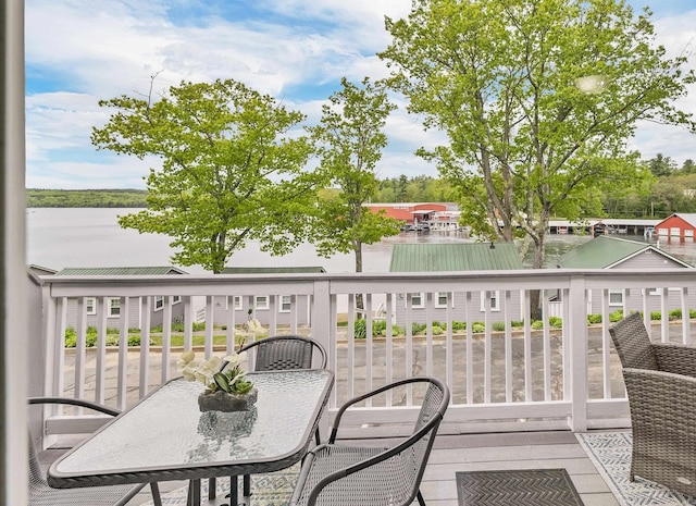 1144 Weirs Blvd Unit 20, Laconia, NH 03246 - deck featuring a water view