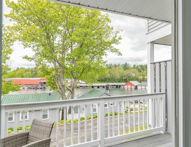1144 Weirs Blvd Unit 20, Laconia, NH 03246 - balcony featuring a water view