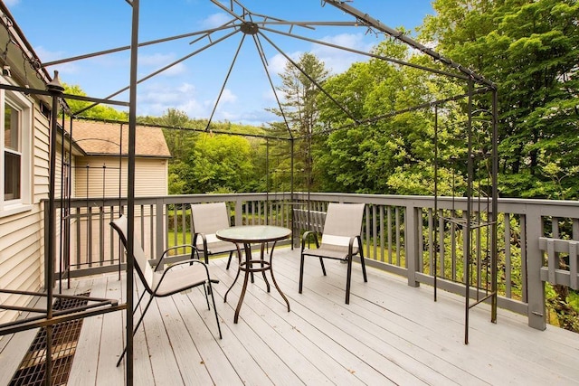 47 Dell Rd, Springfield, VT 05156 - view of deck