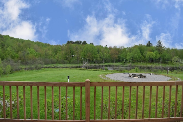 190 Ryans Way, Fletcher, VT 05448 - view of grassy yard featuring a forest view and a water view