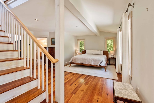 87 Deerpath Rd, New London, NH 03257 - bedroom featuring hardwood / wood-style flooring and baseboards