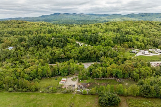 140 Thurber Rd, Unity, NH 03773 - aerial view of a forest and a mountain backdrop