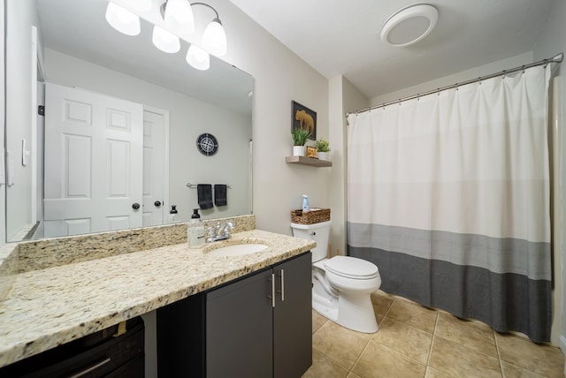 205 Circle Rd Unit 2, Manchester, NH 03103 - full bathroom featuring toilet, tile patterned flooring, and vanity