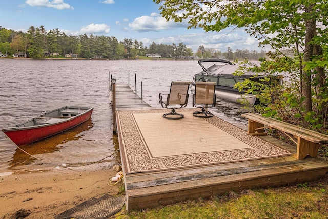 22 Kingsbury Dr, Milton, NH 03851 - dock with a water view