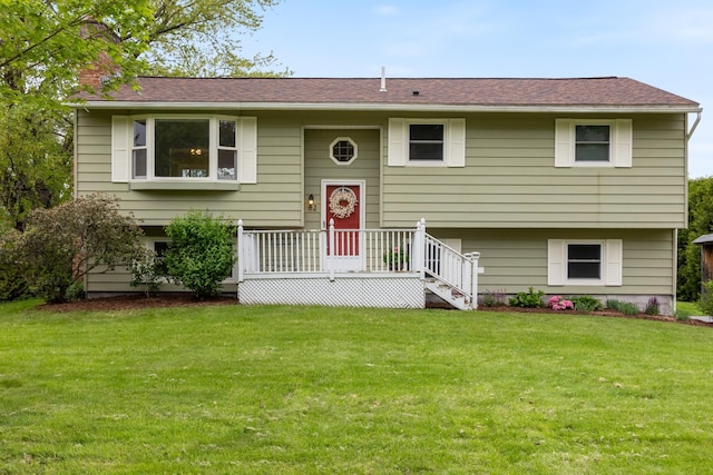 82 Stirrup Cir, Williston, VT 05495 - split foyer home with a chimney and a front lawn