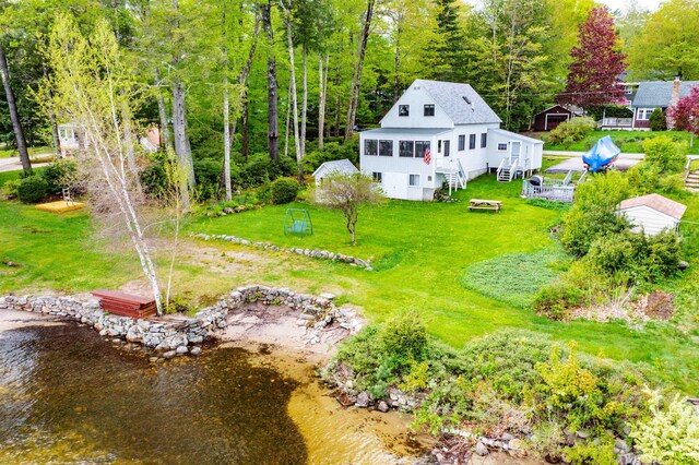 50 Browns Beach Rd, Bristol, NH 03222 - aerial view of property and surrounding area