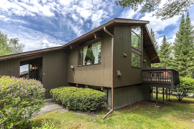 46 Murray Hill Heights Rd Unit 17, Manchester, VT 05255 - view of property exterior with a deck