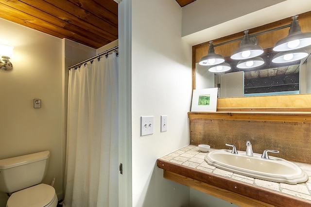 46 Murray Hill Heights Rd Unit 17, Manchester, VT 05255 - full bathroom featuring a sink, toilet, and a shower with shower curtain