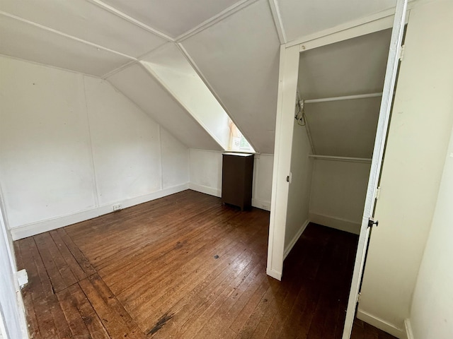 927 Water St, Bennington, VT 05257 - bonus room with dark wood finished floors and lofted ceiling