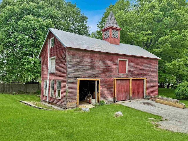 927 Water St, Bennington, VT 05257 - view of barn with asphalt driveway