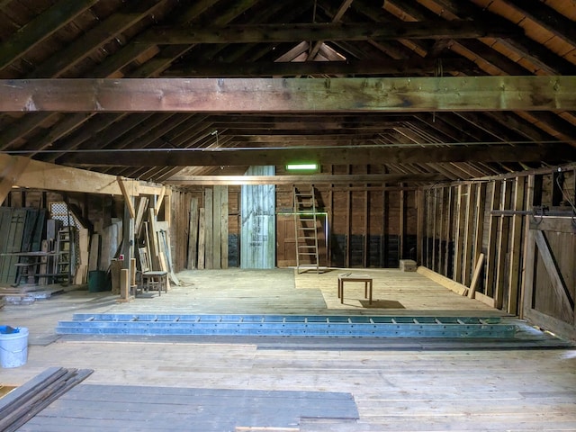 927 Water St, Bennington, VT 05257 - misc room featuring lofted ceiling