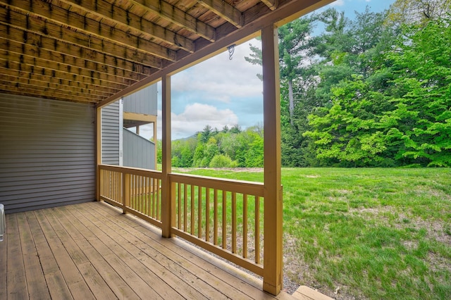 22 Northbrook Cir Unit 12, Conway, NH 03860 - deck with a lawn