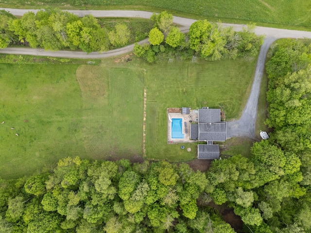 55 Honey Hill Rd, Hinesburg, VT 05461 - aerial view of a pool