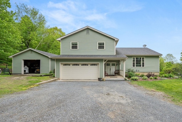 55 Honey Hill Rd, Hinesburg, VT 05461 - view of front of property with gravel driveway and roof with shingles