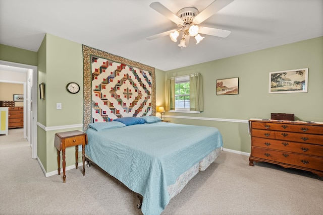 55 Honey Hill Rd, Hinesburg, VT 05461 - carpeted bedroom featuring baseboards and ceiling fan