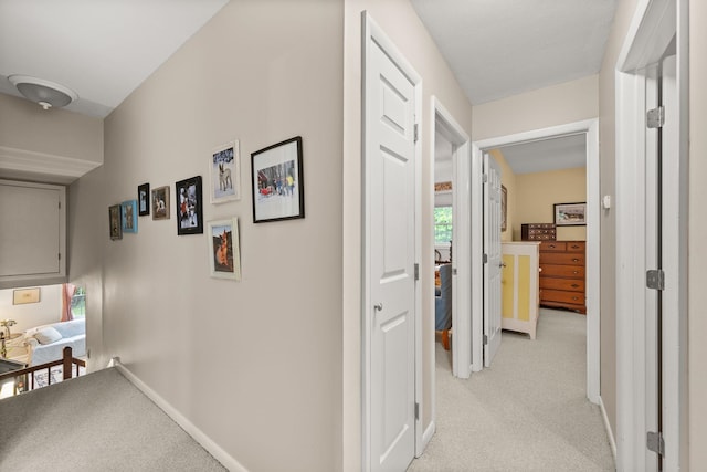 55 Honey Hill Rd, Hinesburg, VT 05461 - corridor featuring light colored carpet and baseboards