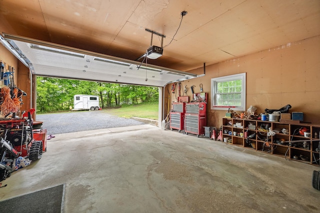 55 Honey Hill Rd, Hinesburg, VT 05461 - garage with a garage door opener